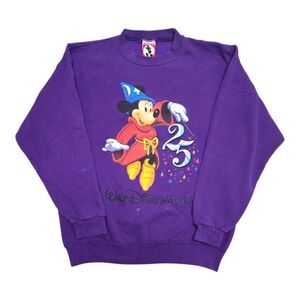 Vintage Mickey Mouse Fantasia 25th Anniversary Walt Disney World Sweatshirt L